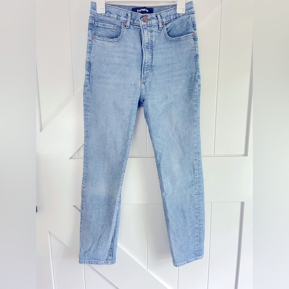 Express Slim Ankle Super High Rise Jean